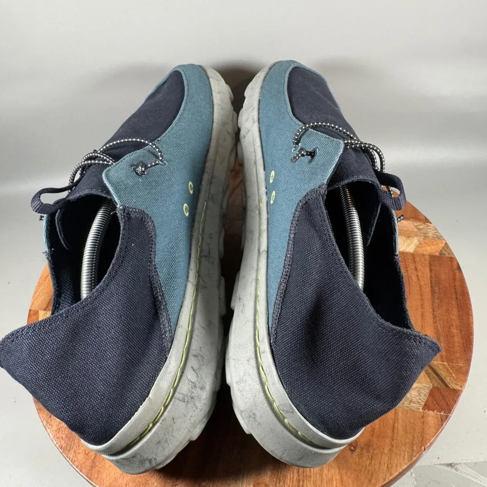 Merrell Mens J004897 Canvas‎ Slip On Loafers Navy Blue Slate Blue Size 15